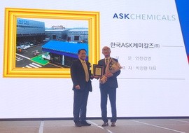 ASK Chemicals Korea Is Awarded With National Industry Award For Exceptional Safety Management And Commitment To Esg Principles